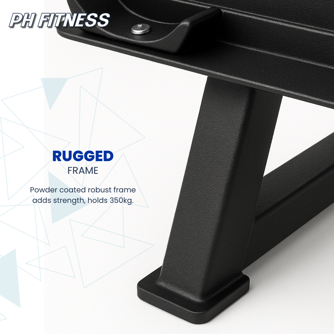 PH Fitness Hantelständer – 2-stöckig – für 6 Paar runde Hanteln