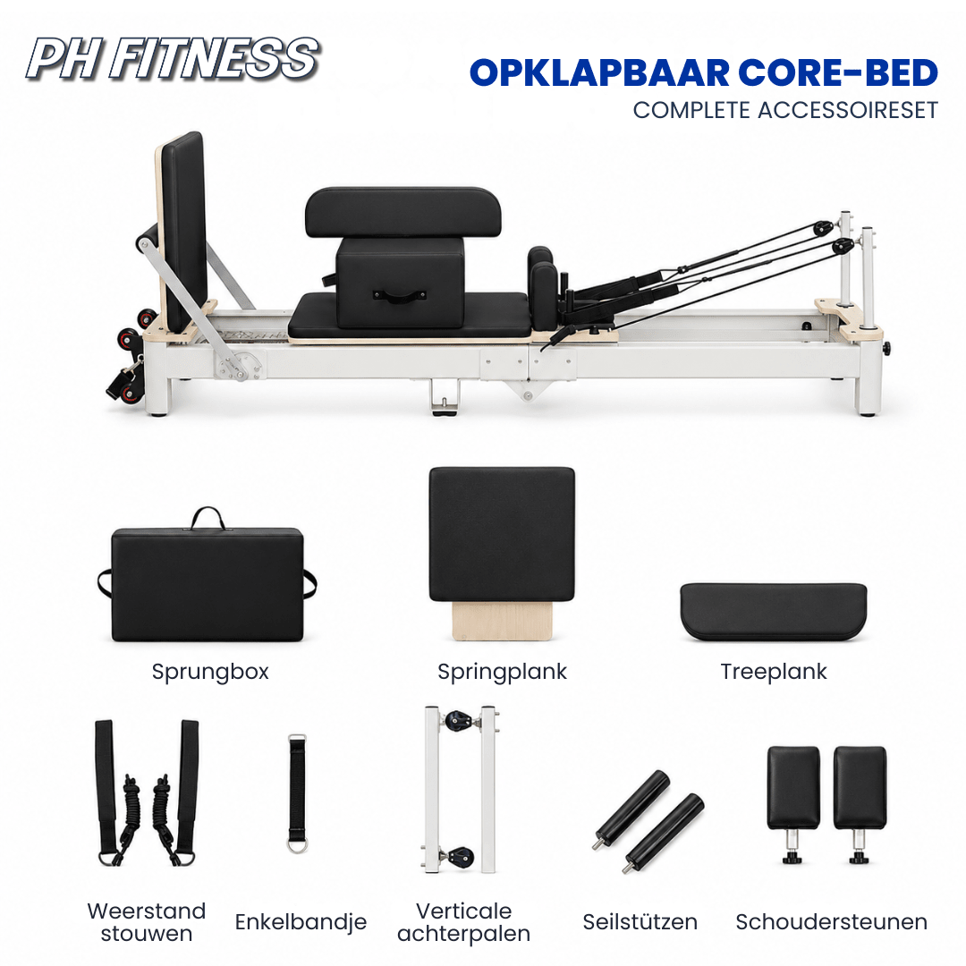 Aluminium Pilates Reformer - Foldable Edition - Physical Sports Group B.V.