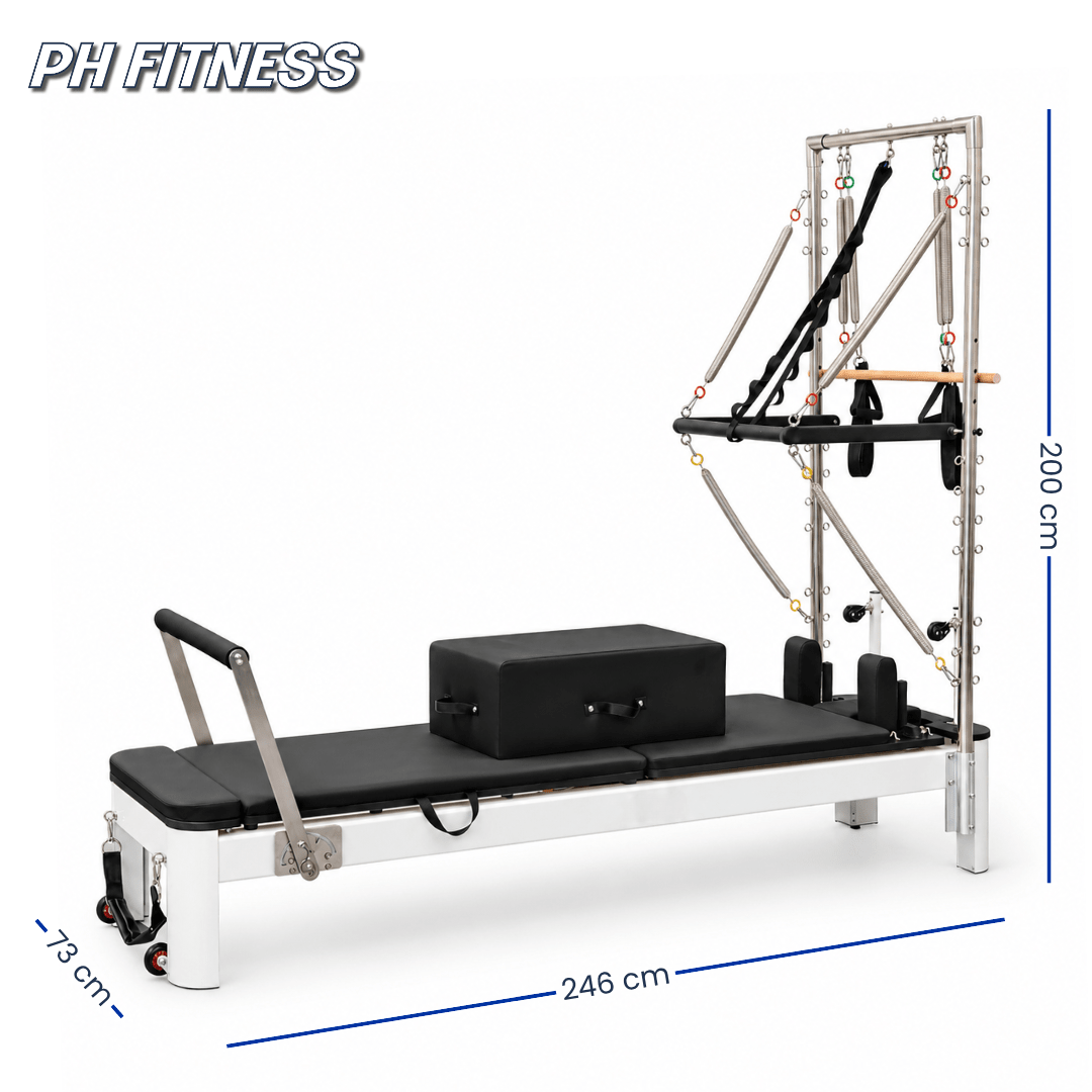 Aluminium Pilates Reformer - Half Trapeze Tower - Physical Sports Group B.V.