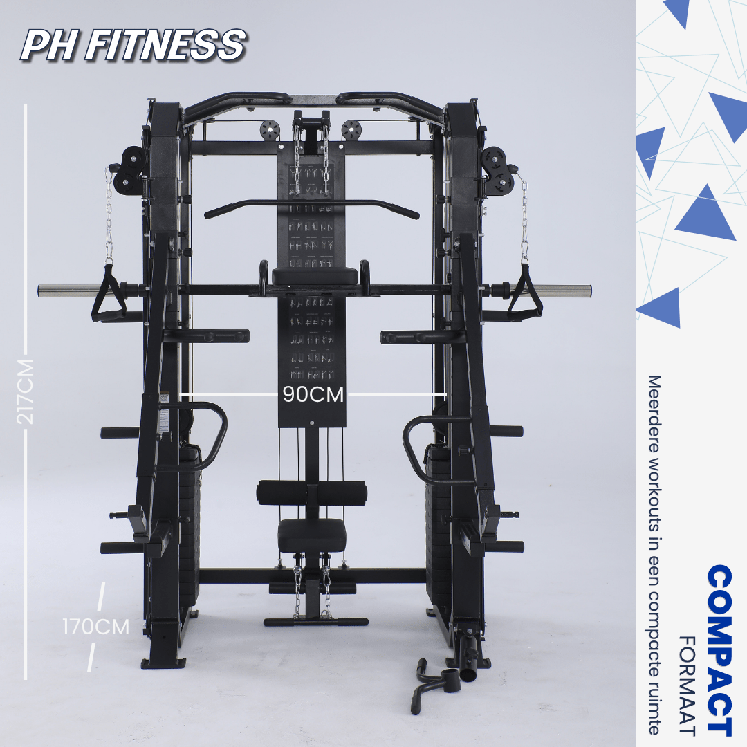 Apex Pro Rack met Jammer Arms - 160 KG Weight Stack - Physical Sports Group B.V.
