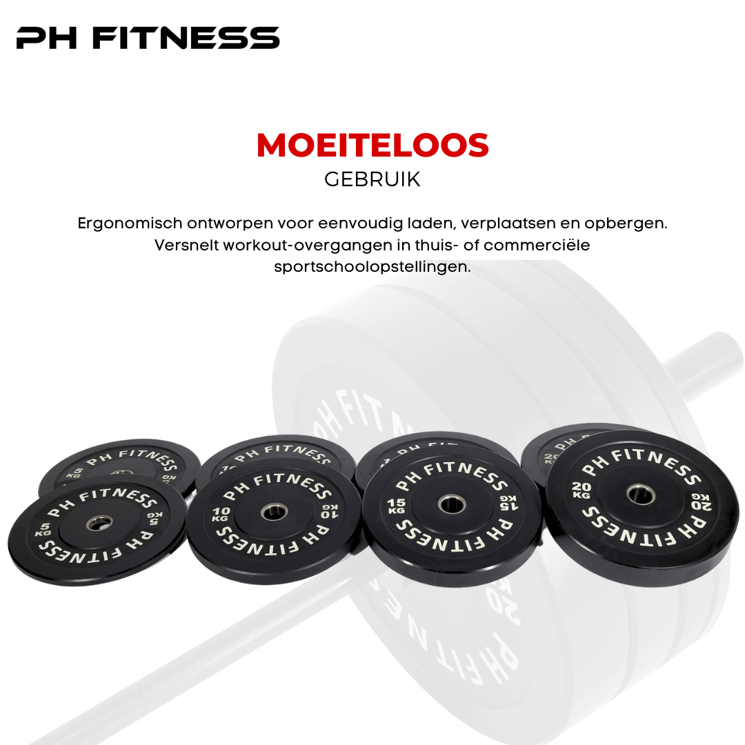 Bumper Plates PH Fitness Voordeelset - PH Fitness