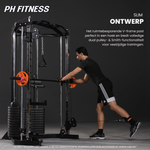 Corner Cable Crossover Smith Machine - 160KG Weight Stack - Physical Sports Group B.V.