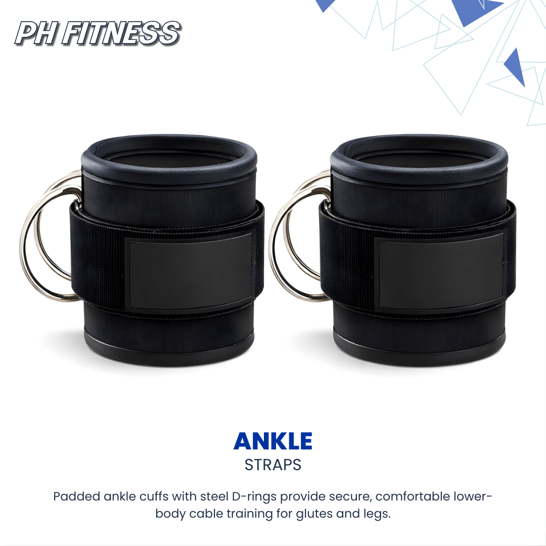 Kabel Accessoire Set 7 - Delig – Complete Cable Attachment Kit voor Home Gym, Krachttraining, Lat Pulldown, Triceps & Full Body Training - PH Fitness