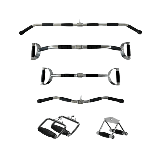 Multi Attachment Grip Set Roestvrij Staal - PH Fitness