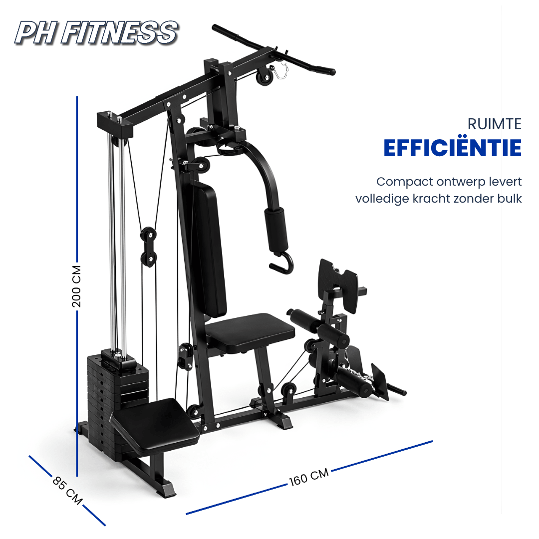 Multi Gym Functional Trainer - 100KG Weight Stack - Physical Sports Group B.V.