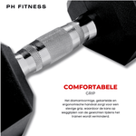 PH Fitness Hex Dumbbell Set 1 – 10 KG | Losse Set · Met Torenrek · Met Luxe Designrek - PH Fitness