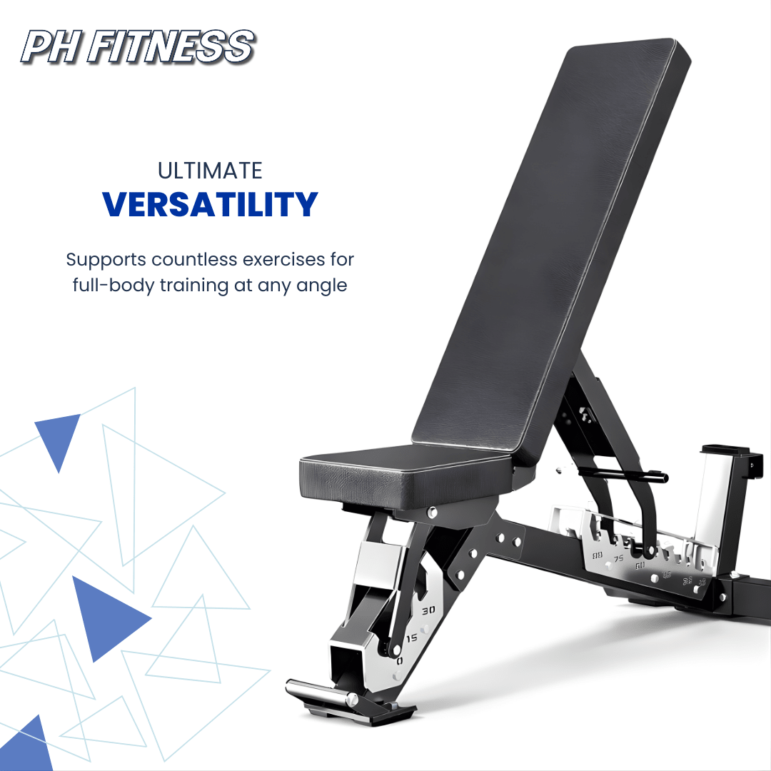 PH Fitness Verstelbare Trainingsbank – Flat & Incline - PH Fitness