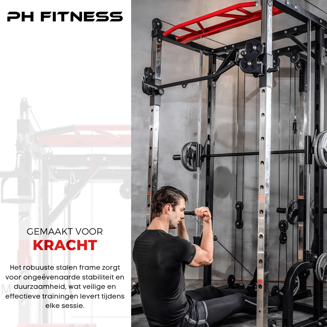 Power Rack met Smith Machine - PH Fitness