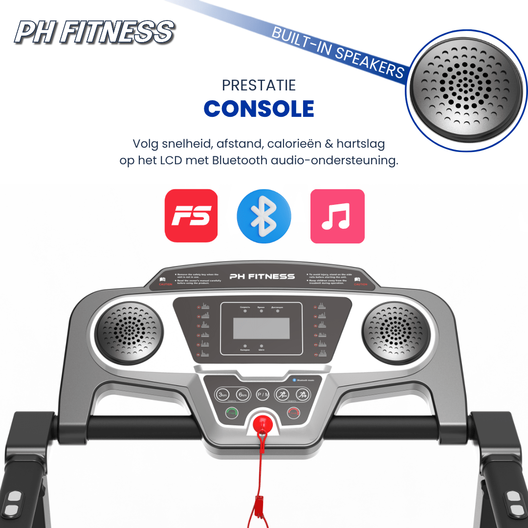 TR-800 Treadmill Foldable Edition - 12 km/u - Physical Sports Group B.V.