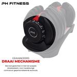 Verstelbare Dumbbells Set 24KG - PH Fitness