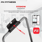 WP - 400 Opvouwbare Loopband – 1.5HP, 8km/u, Bluetooth App, 130kg Draagvermogen, 12 Programma’s - PH Fitness
